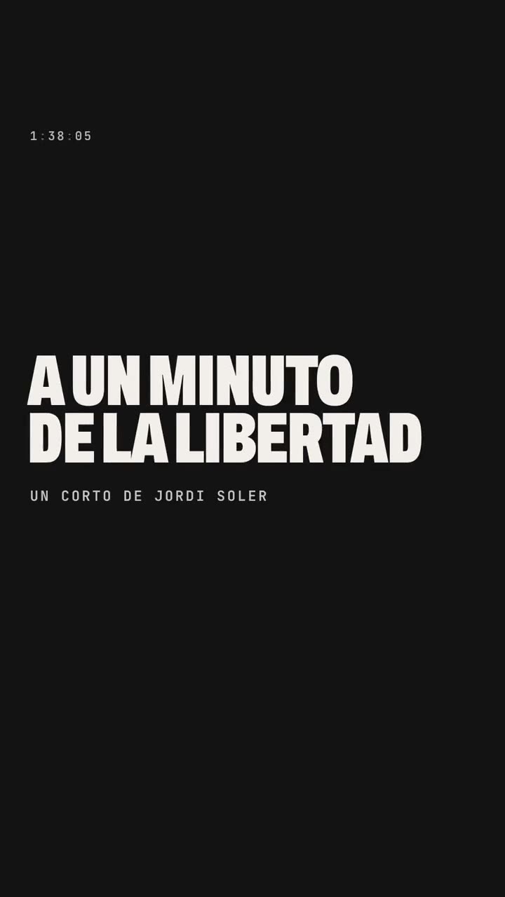 Fotograma del reel de A un minuto de la libertad